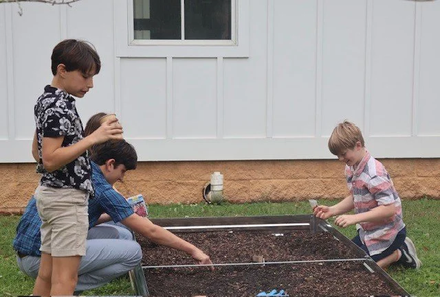 Planting the “Seeds of Faith.”