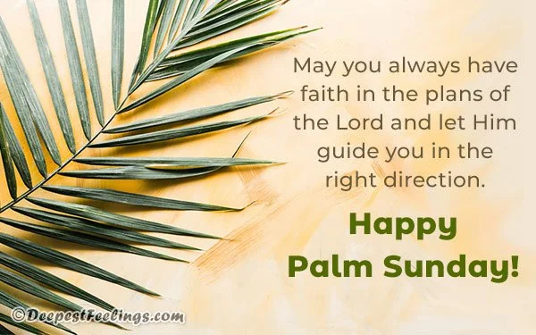 Happy Palm Sunday!