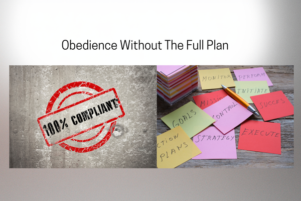 Obedience Without the Full Plan: A Leadership Strategy for Career Growth