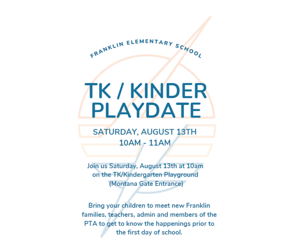 TK / KINDER PLAYDATE @ FRANKLIN