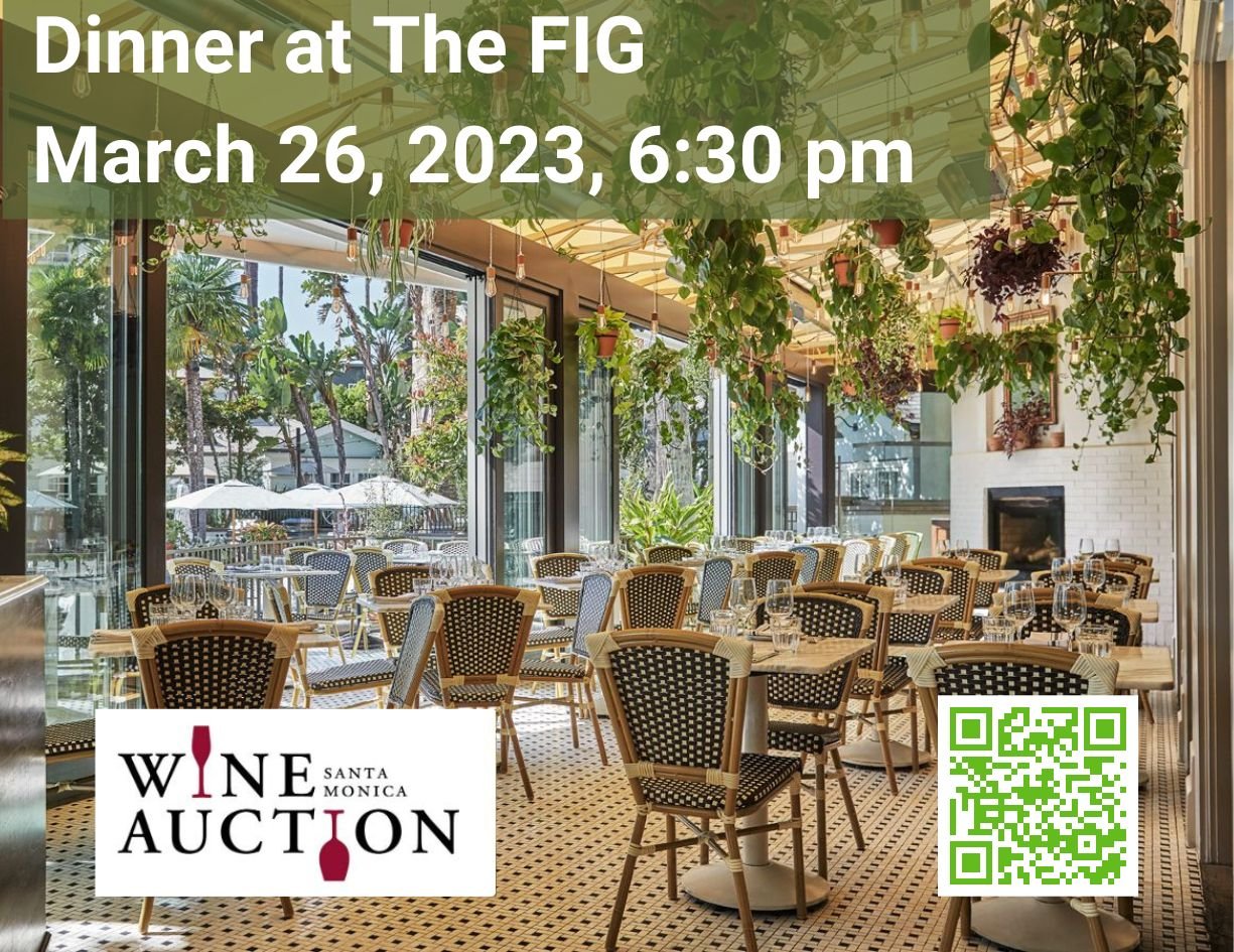 The Santa Monica Ed Foundation is gearing up for the Wine Auction with a pre-event on Sunday, March 26th at 6:30pm at The Fig