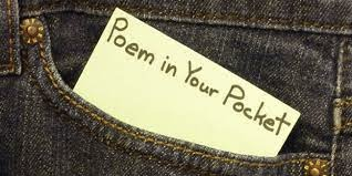 Franklin celebrated Poem in your Pocket day last week on the big yard