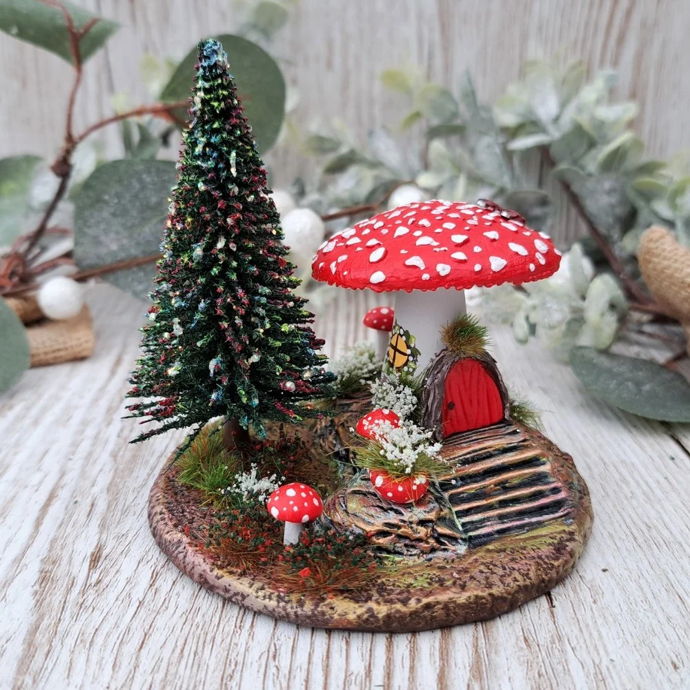 Enchanted Toadstool - Ruby Red