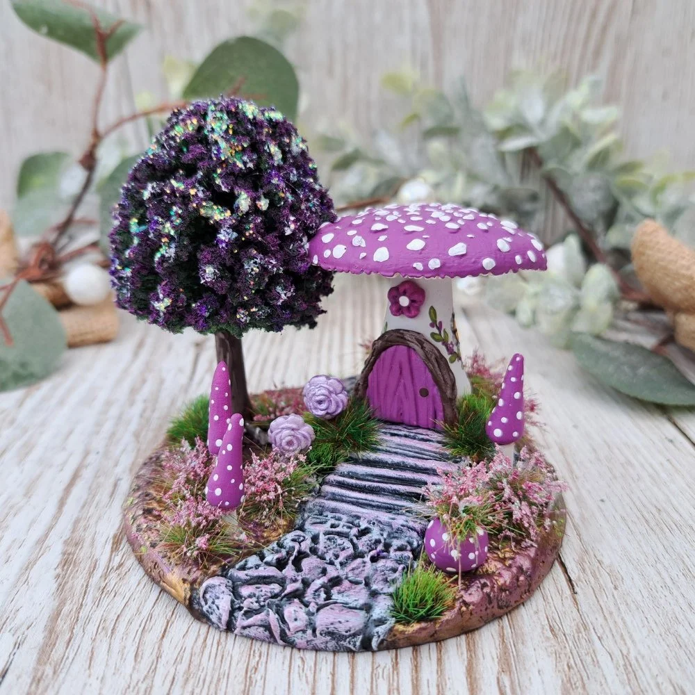 Enchanted Toadstool - Purple Pixie