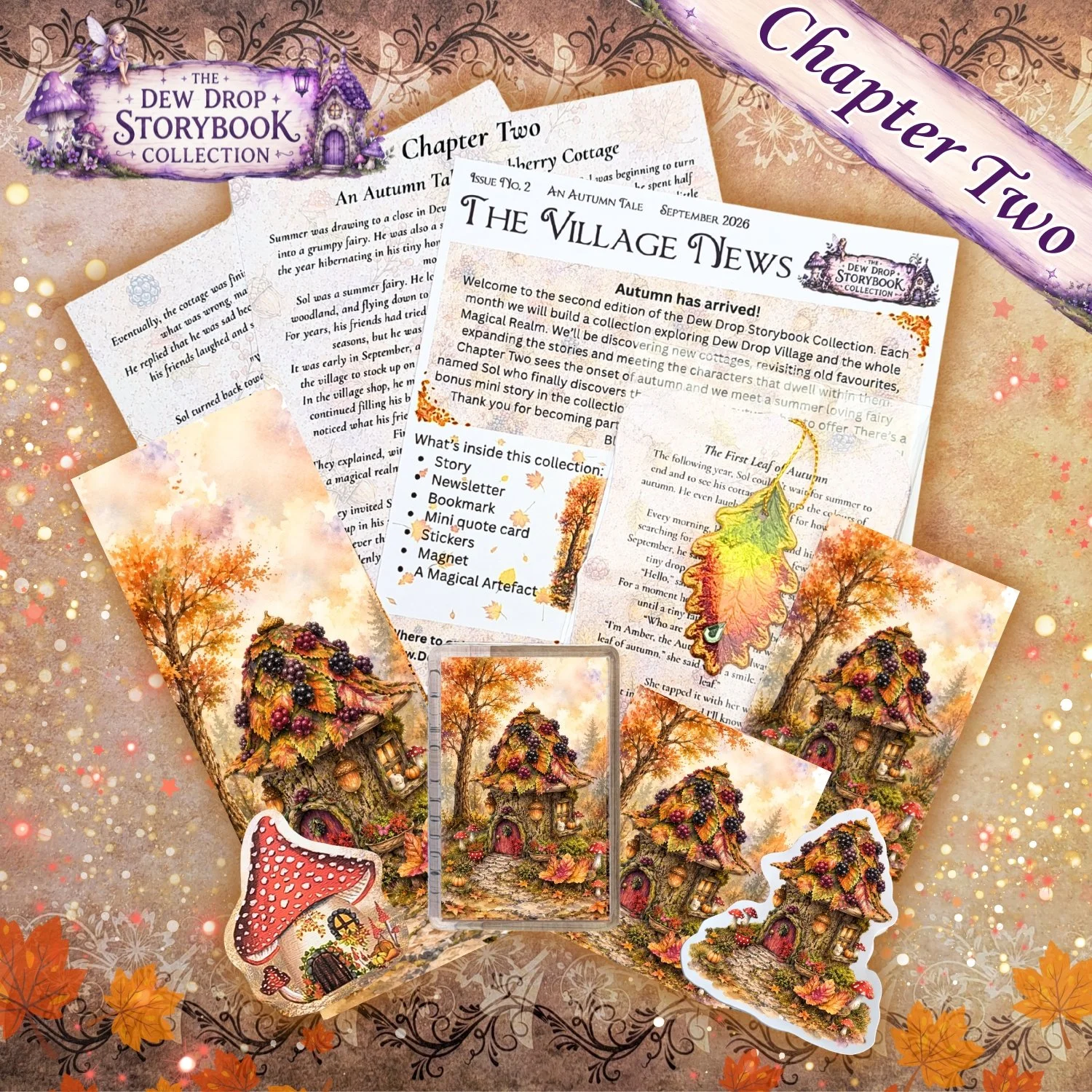 Chapter Two - An Autumn Tale: Blackberry Cottage. Dew Drop Storybook Collection