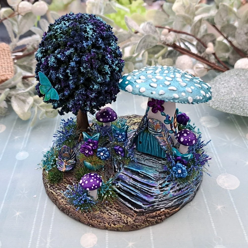 Enchanted Toadstool - Peacock