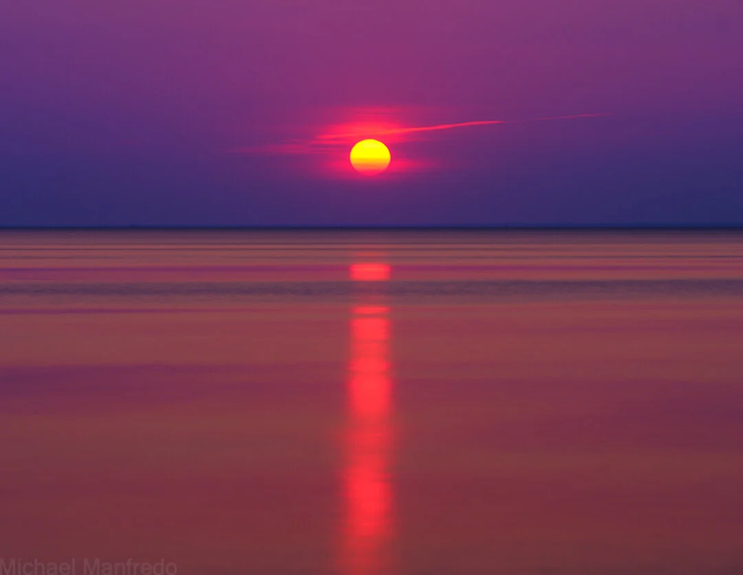 Metallic sunset