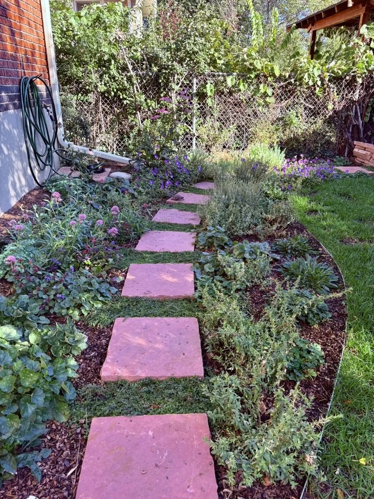 flagstone pollinator pathway