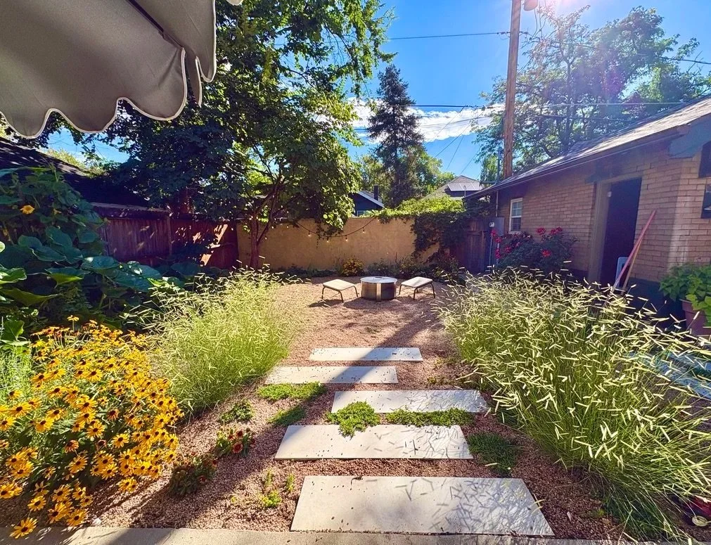 Water wise pollinator garden
