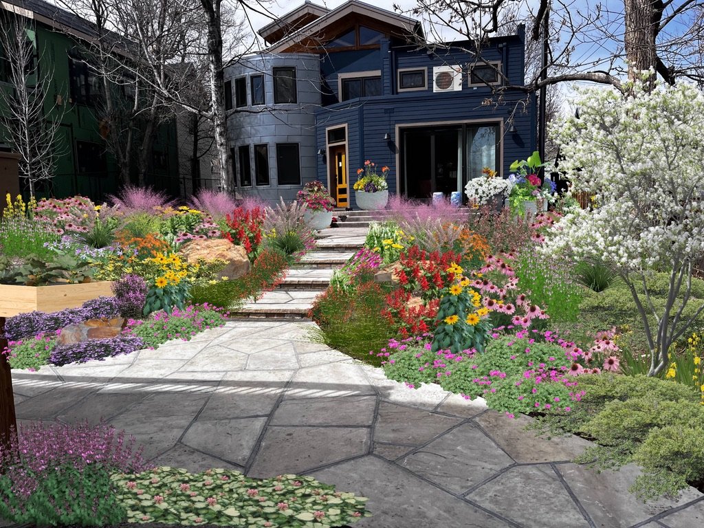 Native habitat garden design