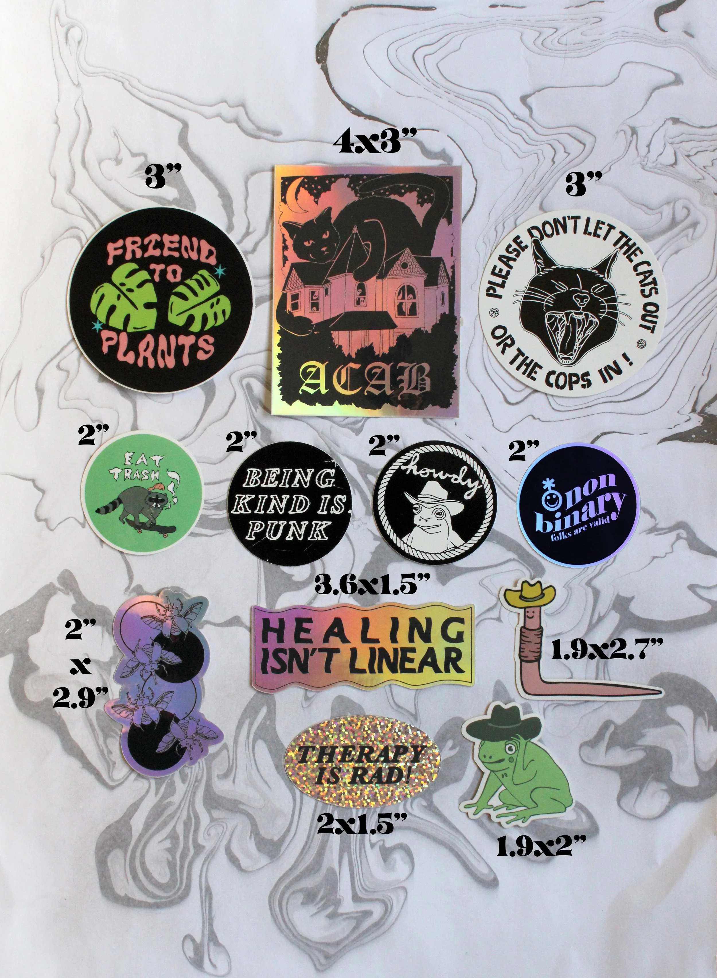 4 sticker bundle vinyl decals — Craft or DIY