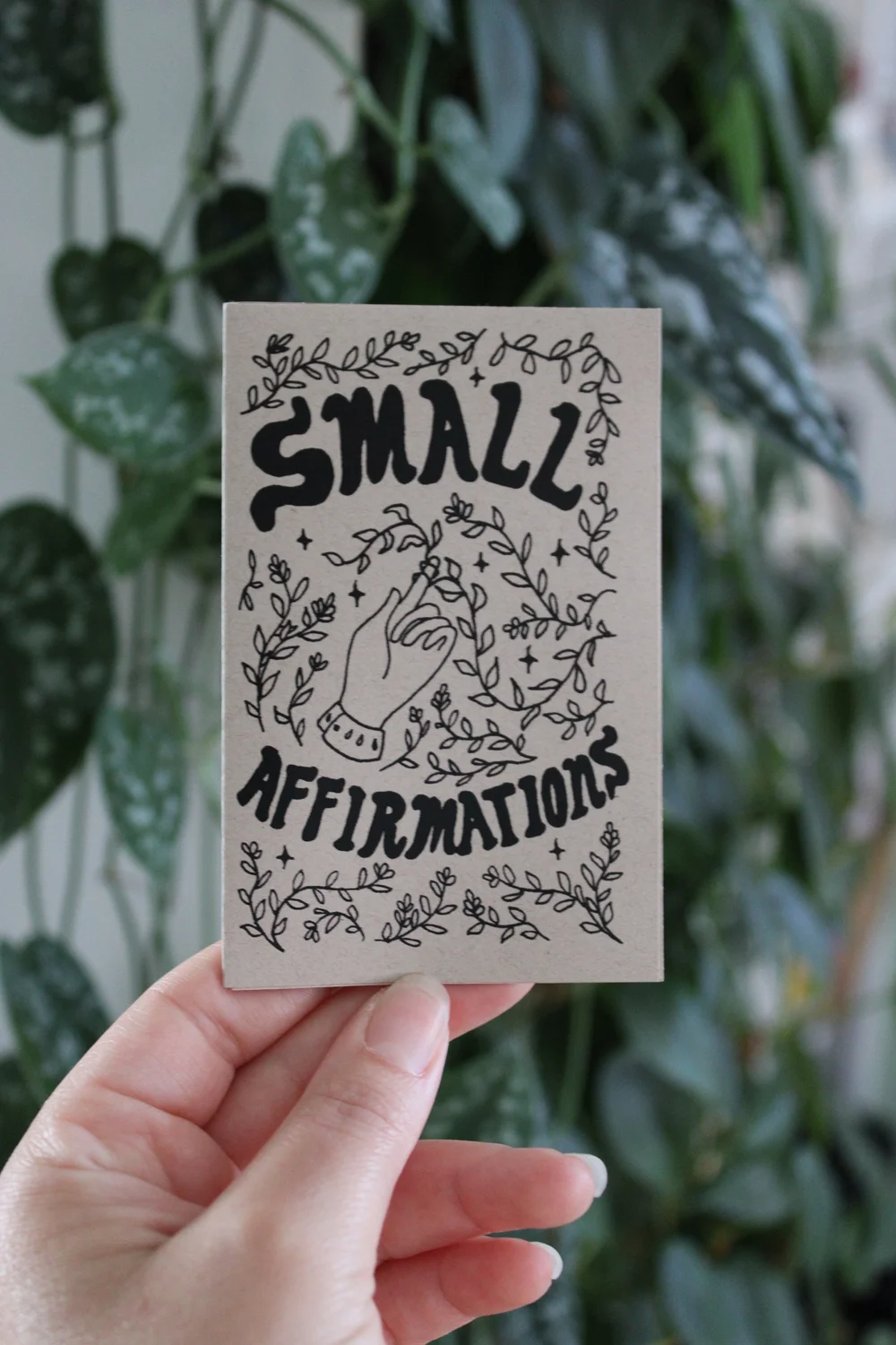 Small Affirmations mini zine — Craft or DIY