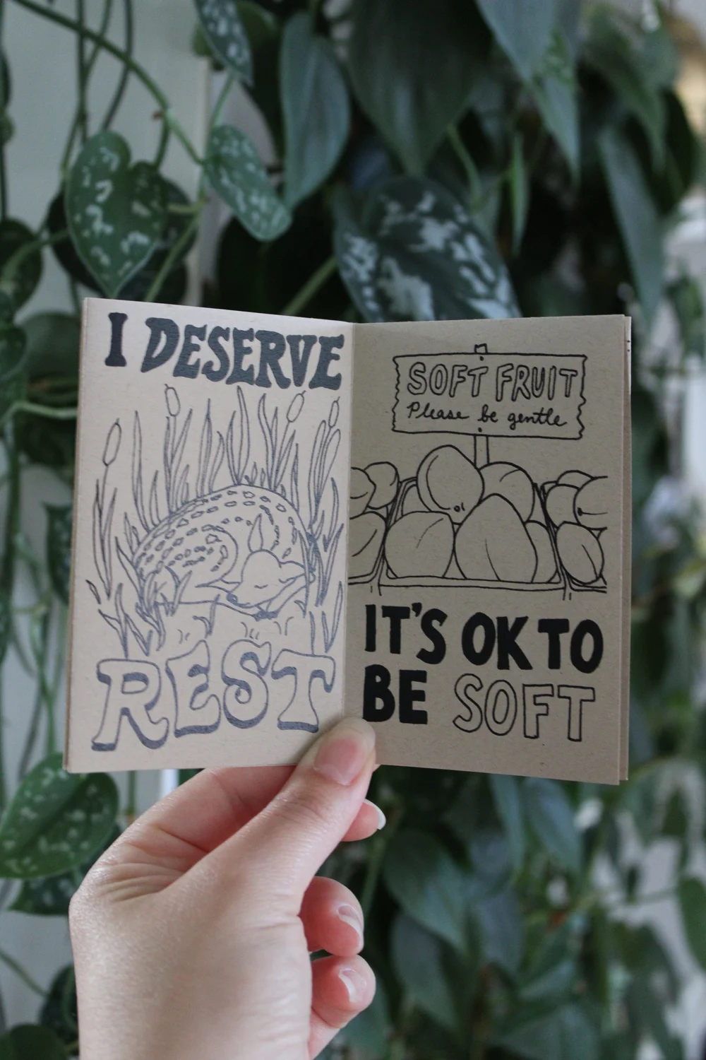 Small Affirmations mini zine — Craft or DIY
