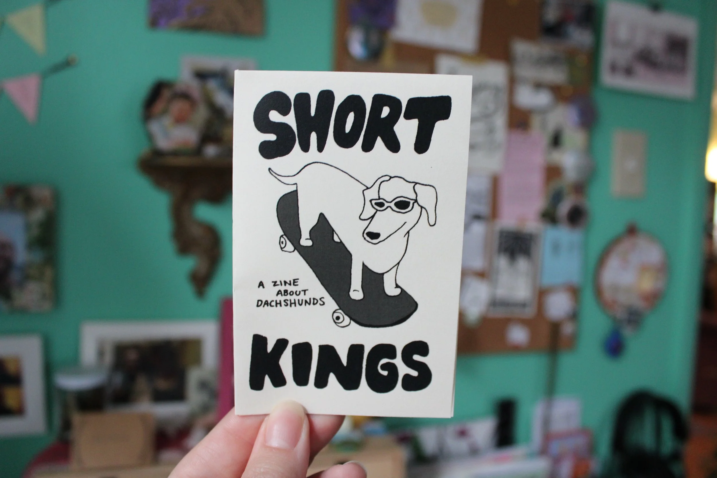 short kings: a zine about dachshunds | illustrated mini zine