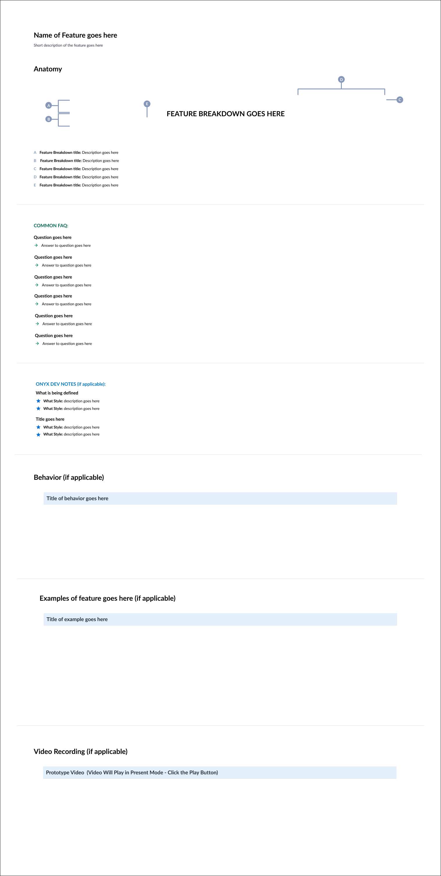Design System Component Guide Template