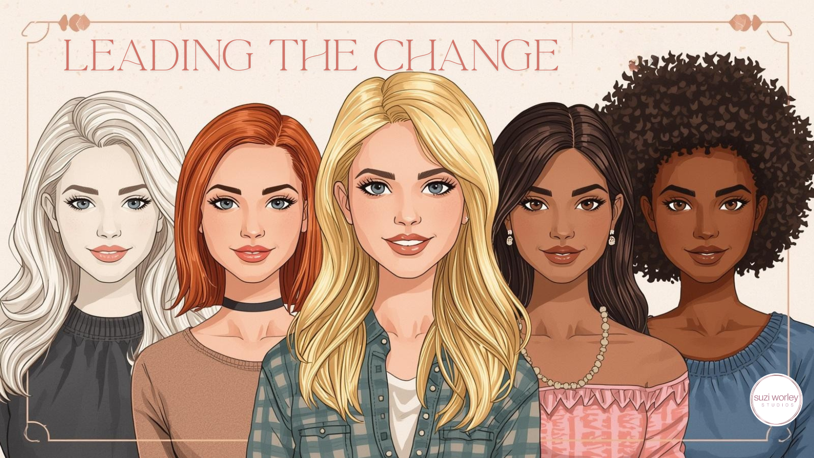 Diverse group of women illustrating leading the change for Women's History Month 2026 – empowering timeless brands and legacies.