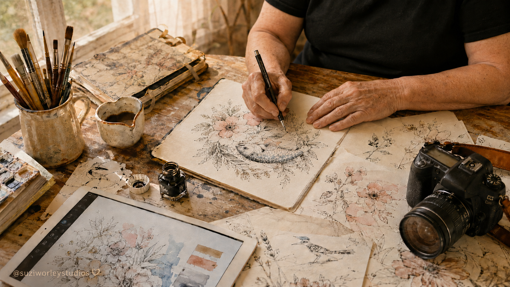 The Spark She Gave Me: Creativity, Art, and AI