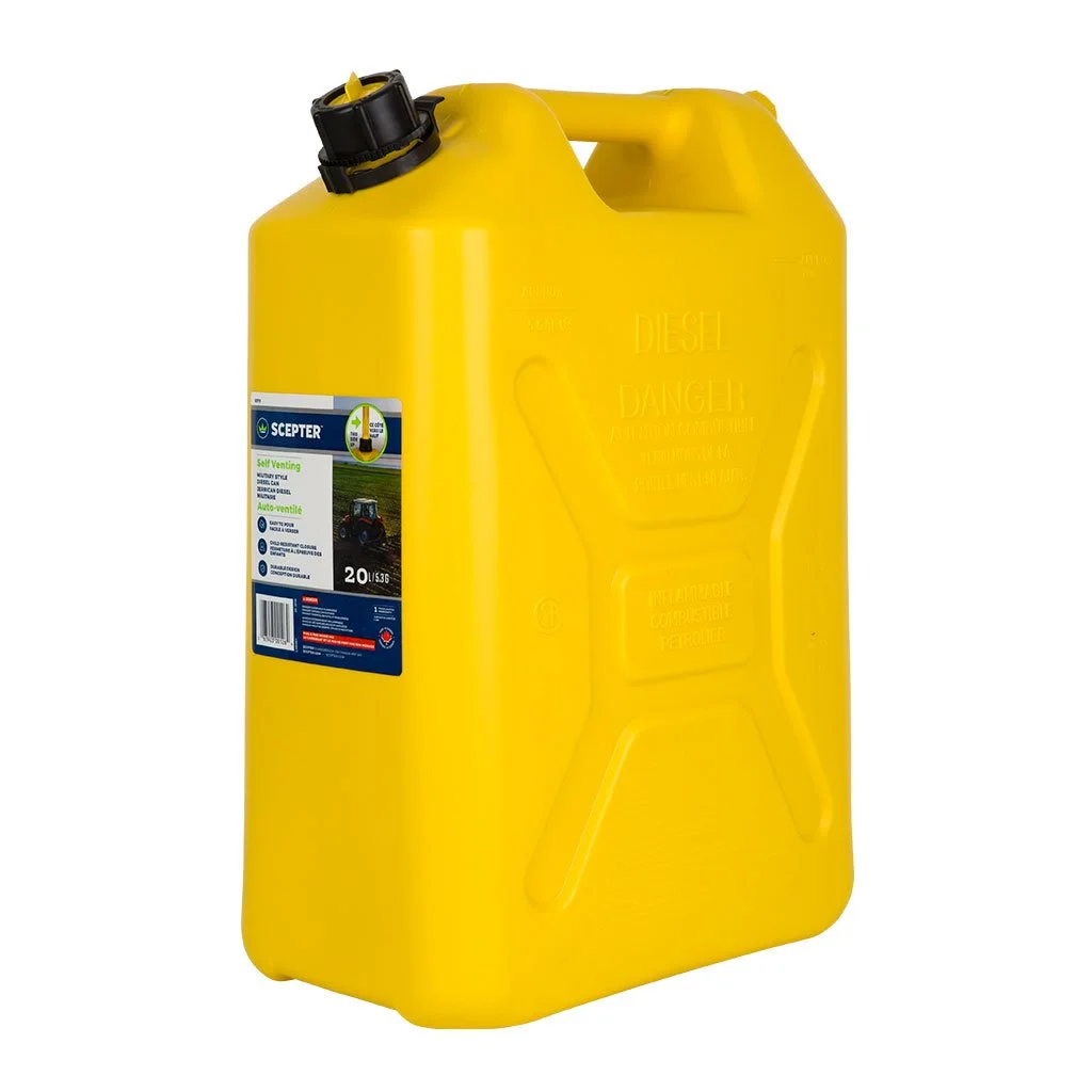 Scepter 20L Yellow Plastic Diesel Fuel Container FUE6105