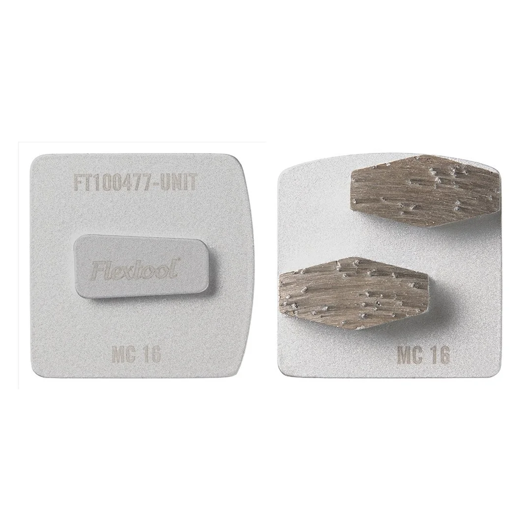 Flextool BladeTec Easy Lock Grinding Shoes MC16-2S  Silver (3 Pack)