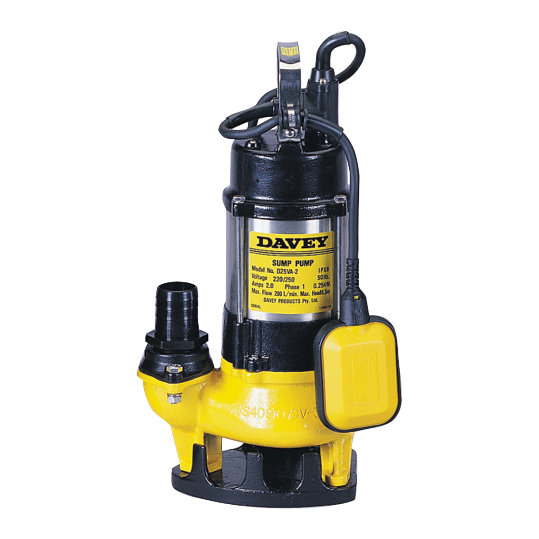 Davey Vortex Sump Pump D25VA
