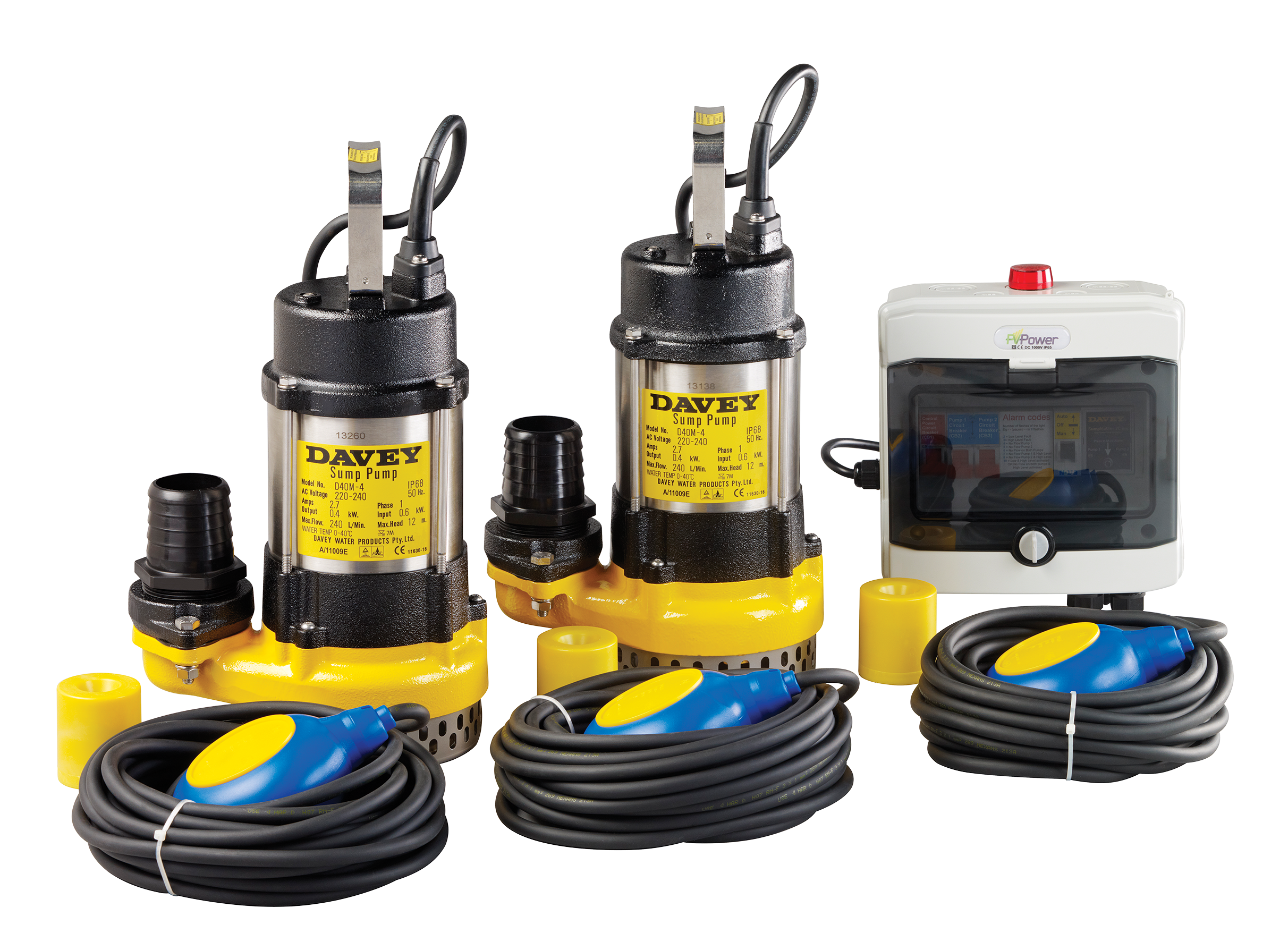Davey Sump Master Mini Pump Kit KDS2D40M