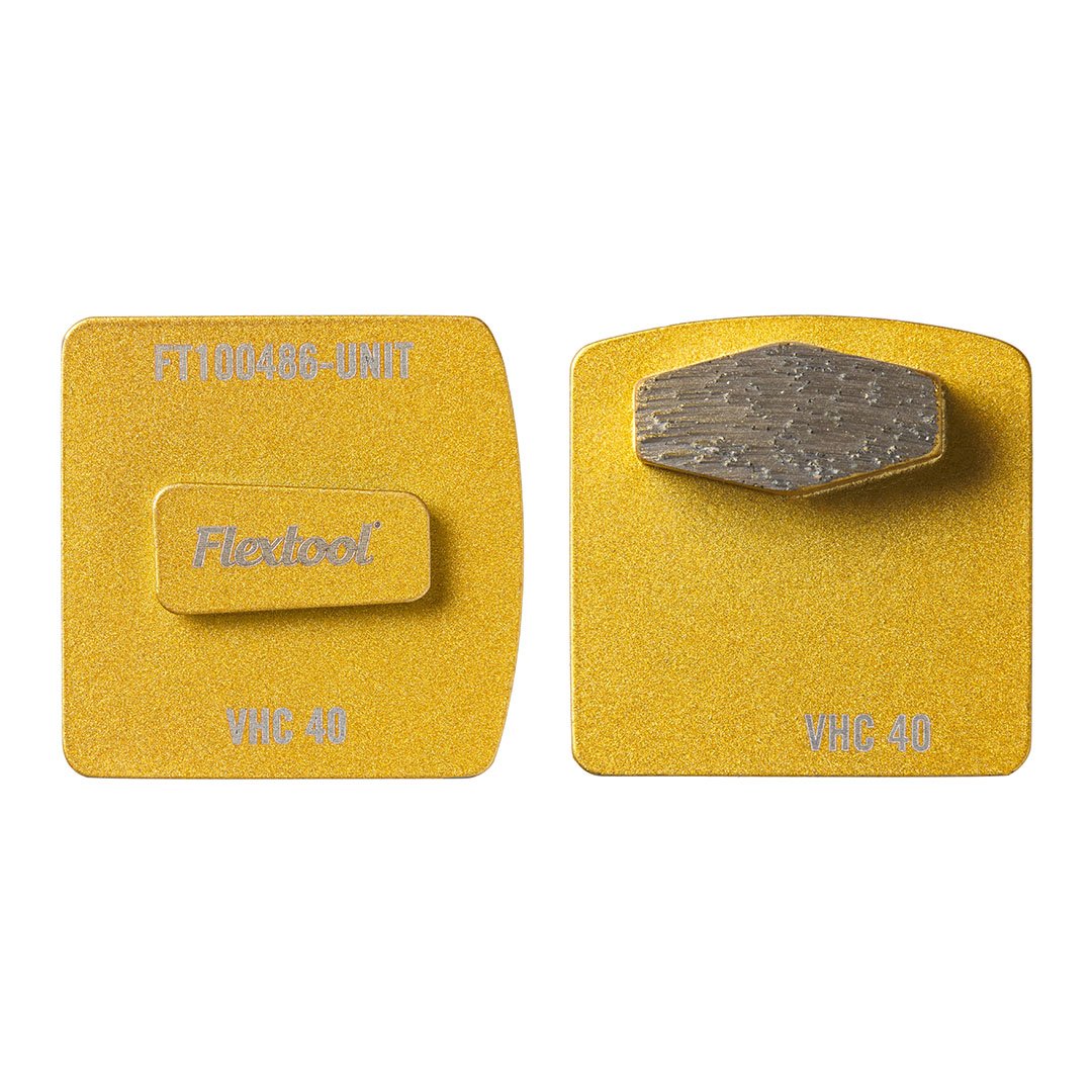 Flextool BladeTec Easy Lock Grinding Shoes VHC-40 Gold (3 Pack)