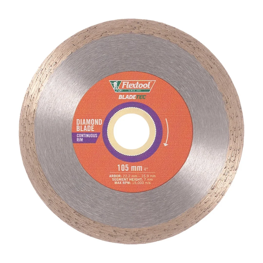 1080x1080_Flextool Bladetec Diamond Blade Continuous Rim 105 Mm FT102319 UNIT Front.jpg