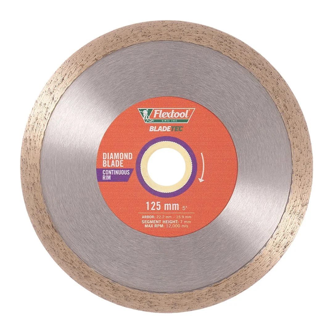 1080x1080_Flextool Bladetec Diamond Blade Continuous Rim 125 Mm FT102320 UNIT Front.jpg