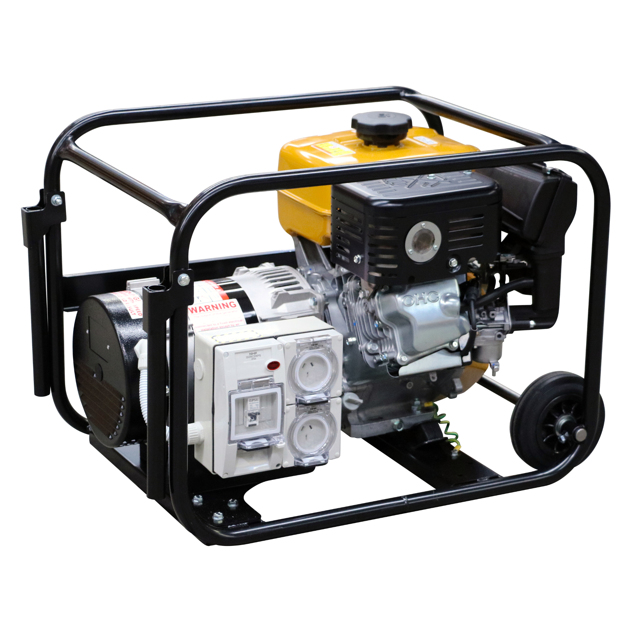Cromtech Petrol Generator With Tradepack TG85RPT