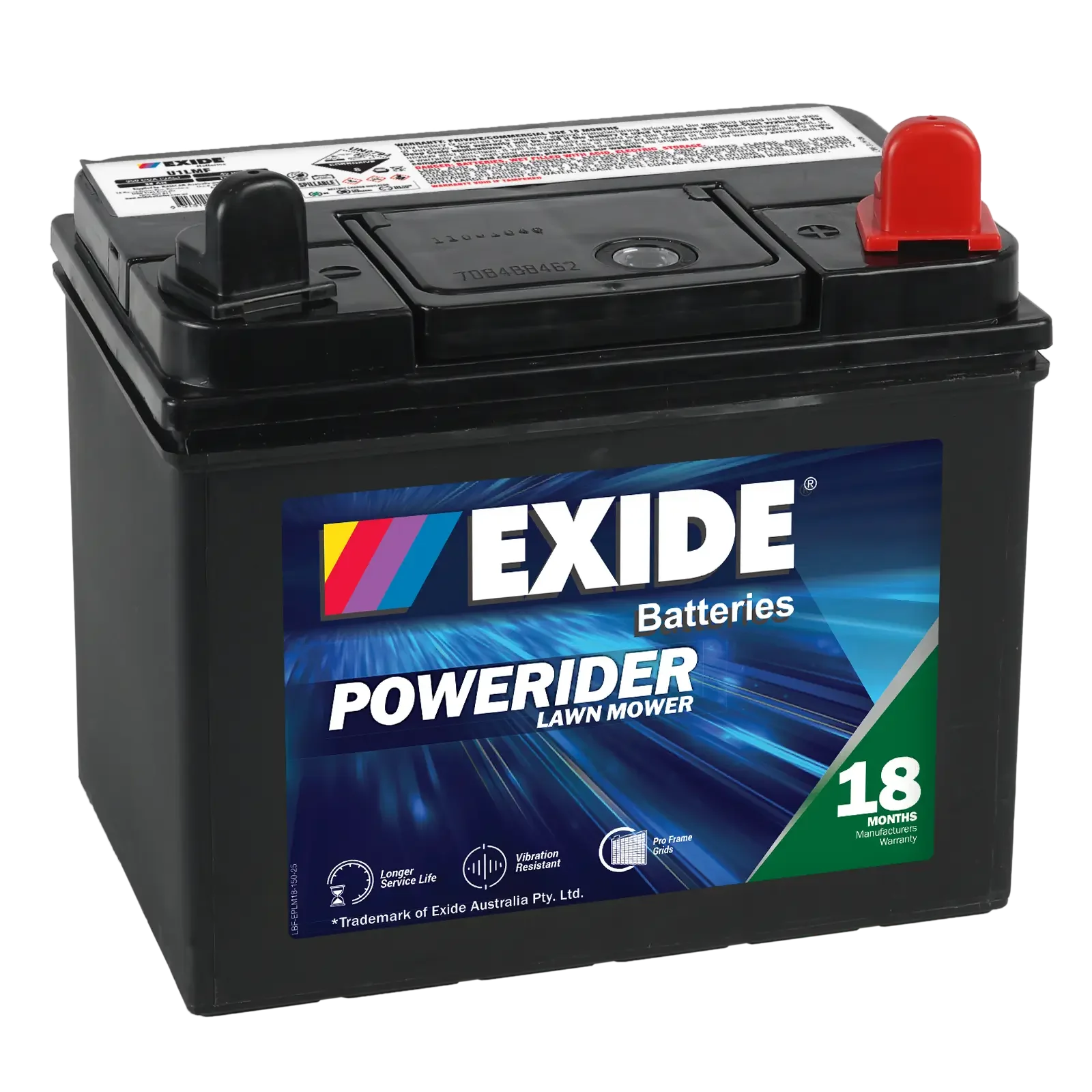 Exide Powerider Lawn Mower Battery U1LMF