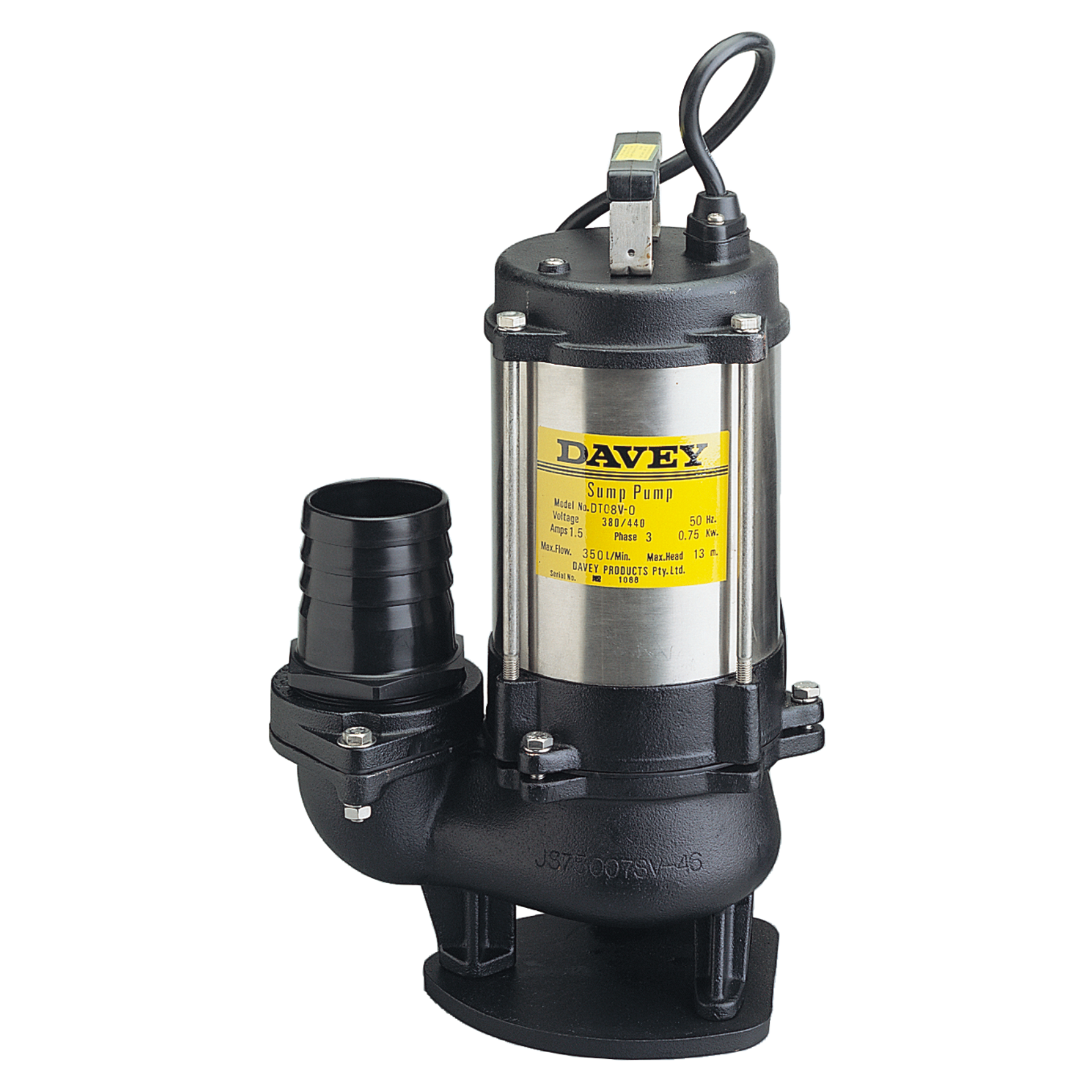 Davey Vortex Sump Pump DT08V
