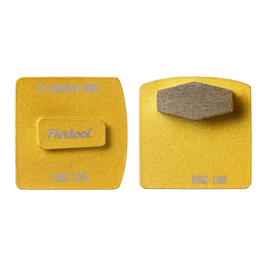 Flextool BladeTec Easy Lock Grinding Shoes VHC100-1S Gold (3 Pack)