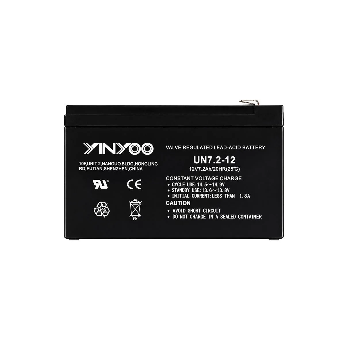 Solo Battery 12 V, 7, 2 Ah