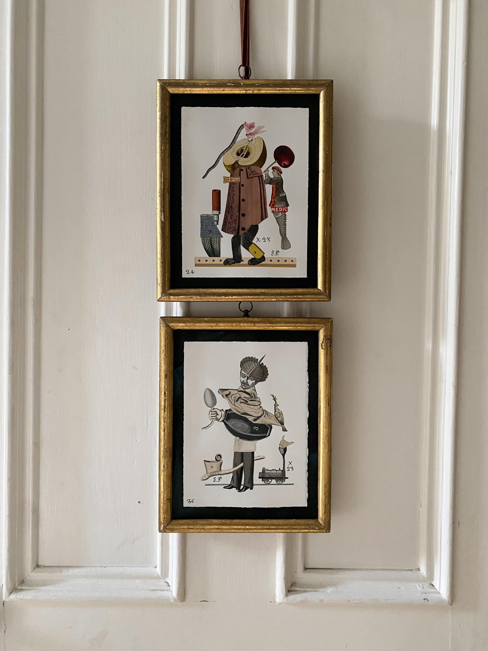 Emmanuel Pierre Extravagants No. 29 & No. 37 Framed
