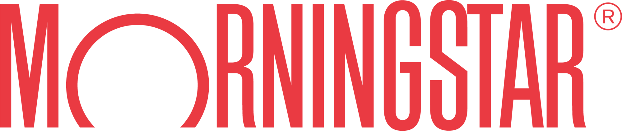 Morningstar logo in red with registered trademark symbol