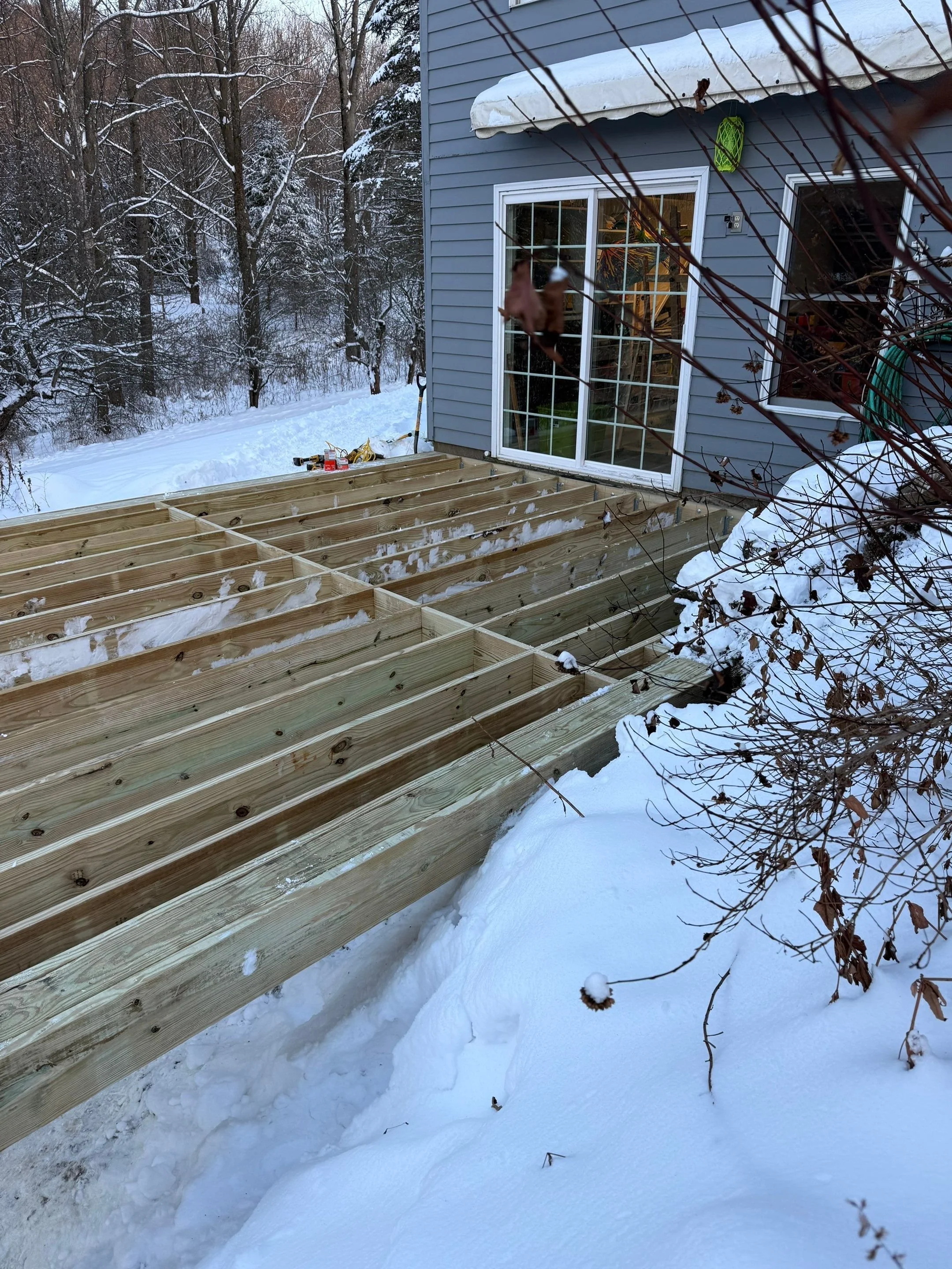 New Deck Framing