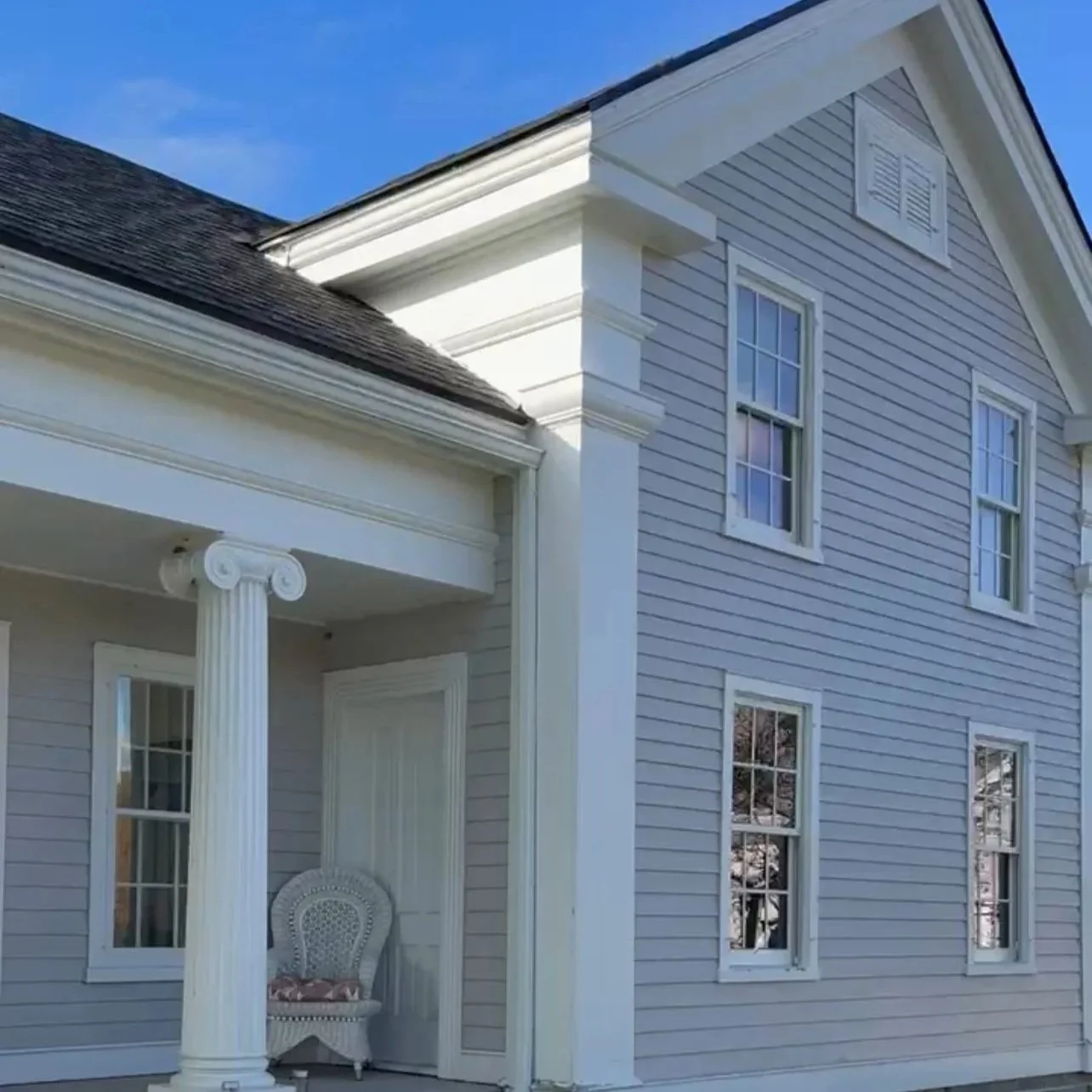 Siding replacement and window replacement by a general contractor in Hamilton, NY specializing in high end custom home builds, renovations and historic restoration.