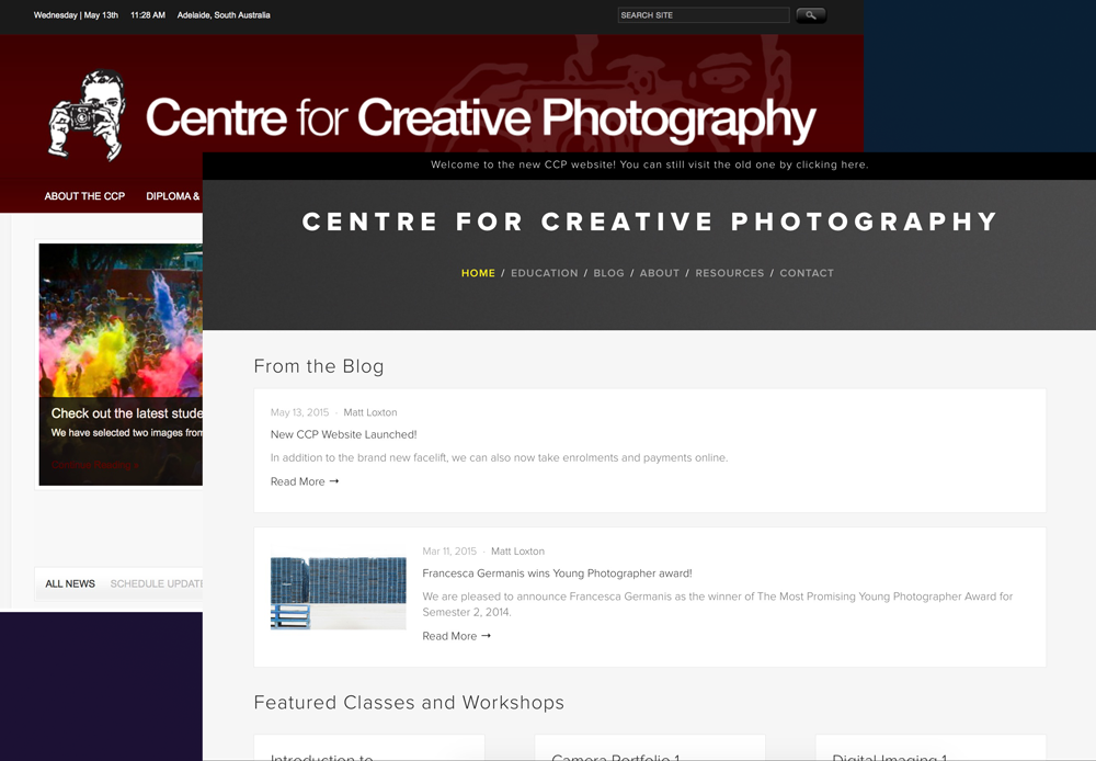 WELCOME TO THE NEW CCP WEBSITE!