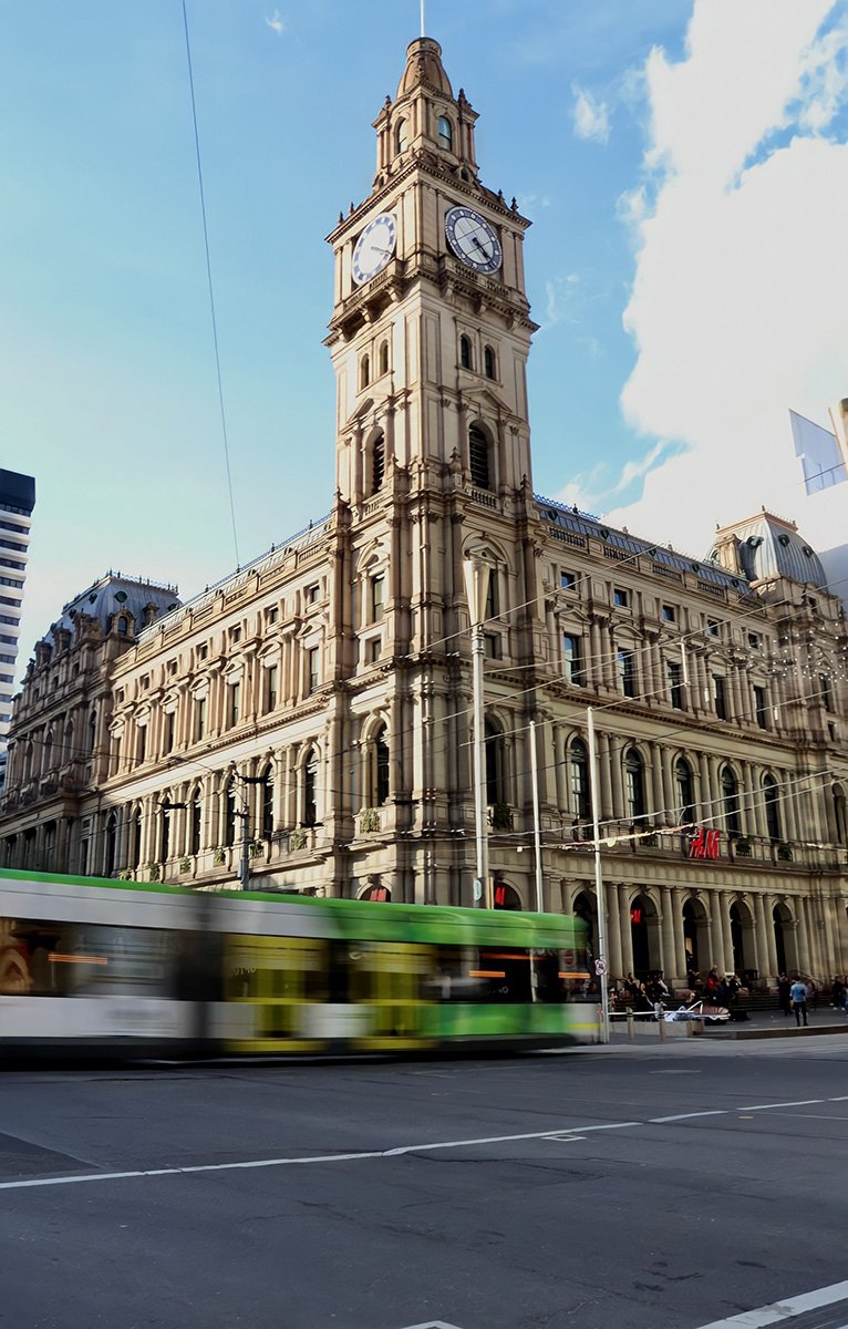 Chrysathi Pavlou from Santa Maria College VIC - "Blurred Tram"