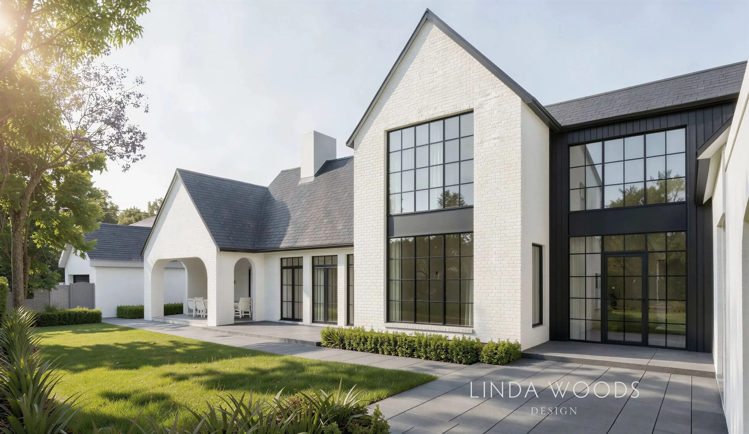 Modern Famhouse style home renovation by Linda Woods Design.  Based in Perth hills, we specialise in home design and interior design in Modern Country and Transitional design styles.