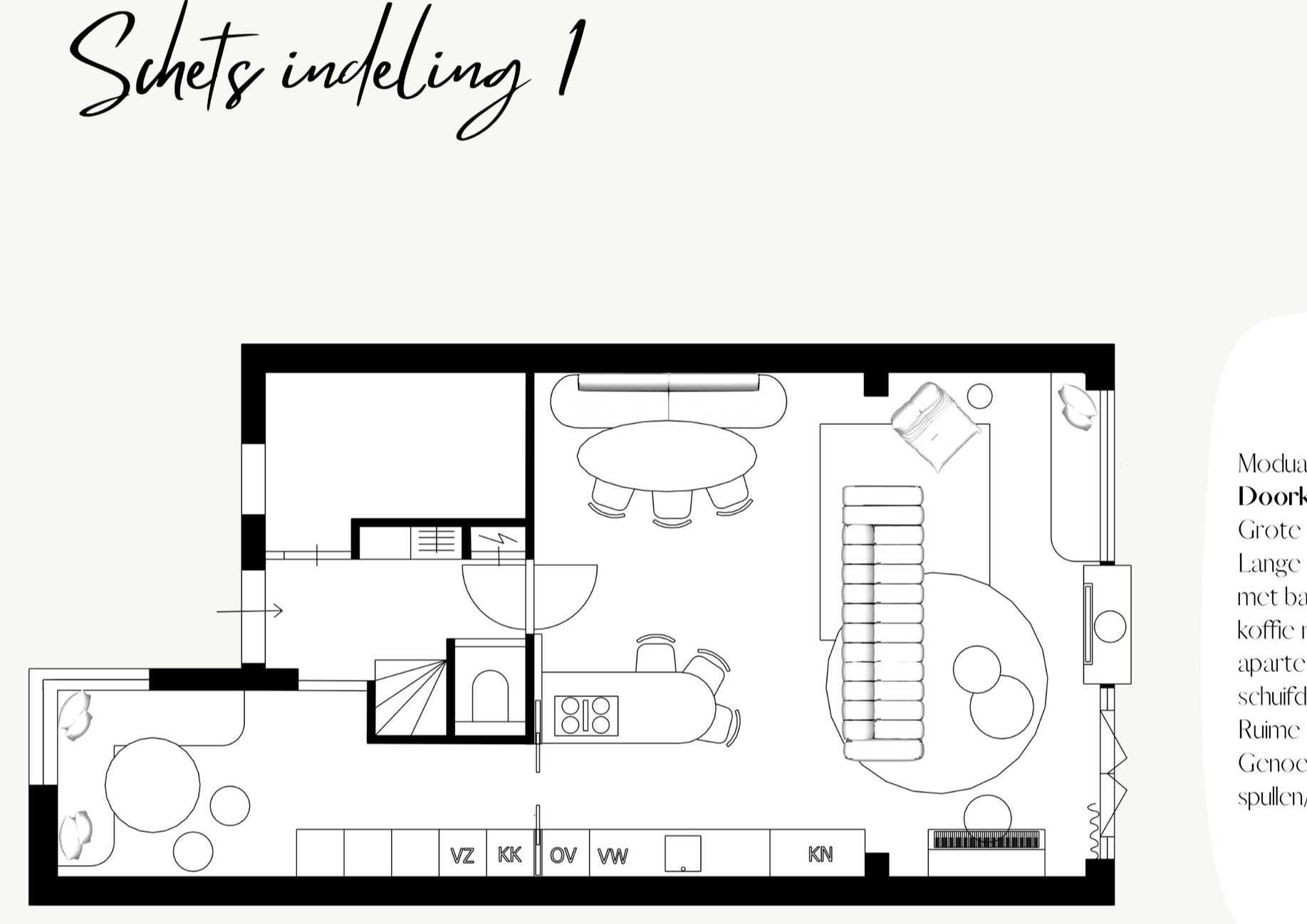 Uitbouwen, indelen en ontzorgen: een interieurplan voor een gezin in Zwolle