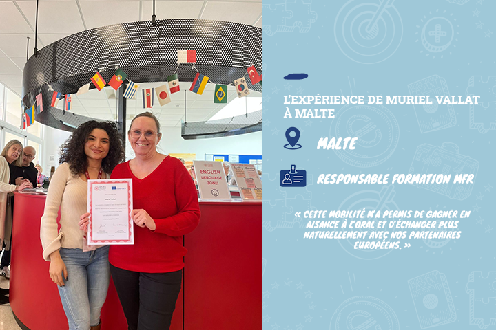 Gagner en confiance pour échanger avec l’Europe : l’expérience de Muriel Vallat à Malte 