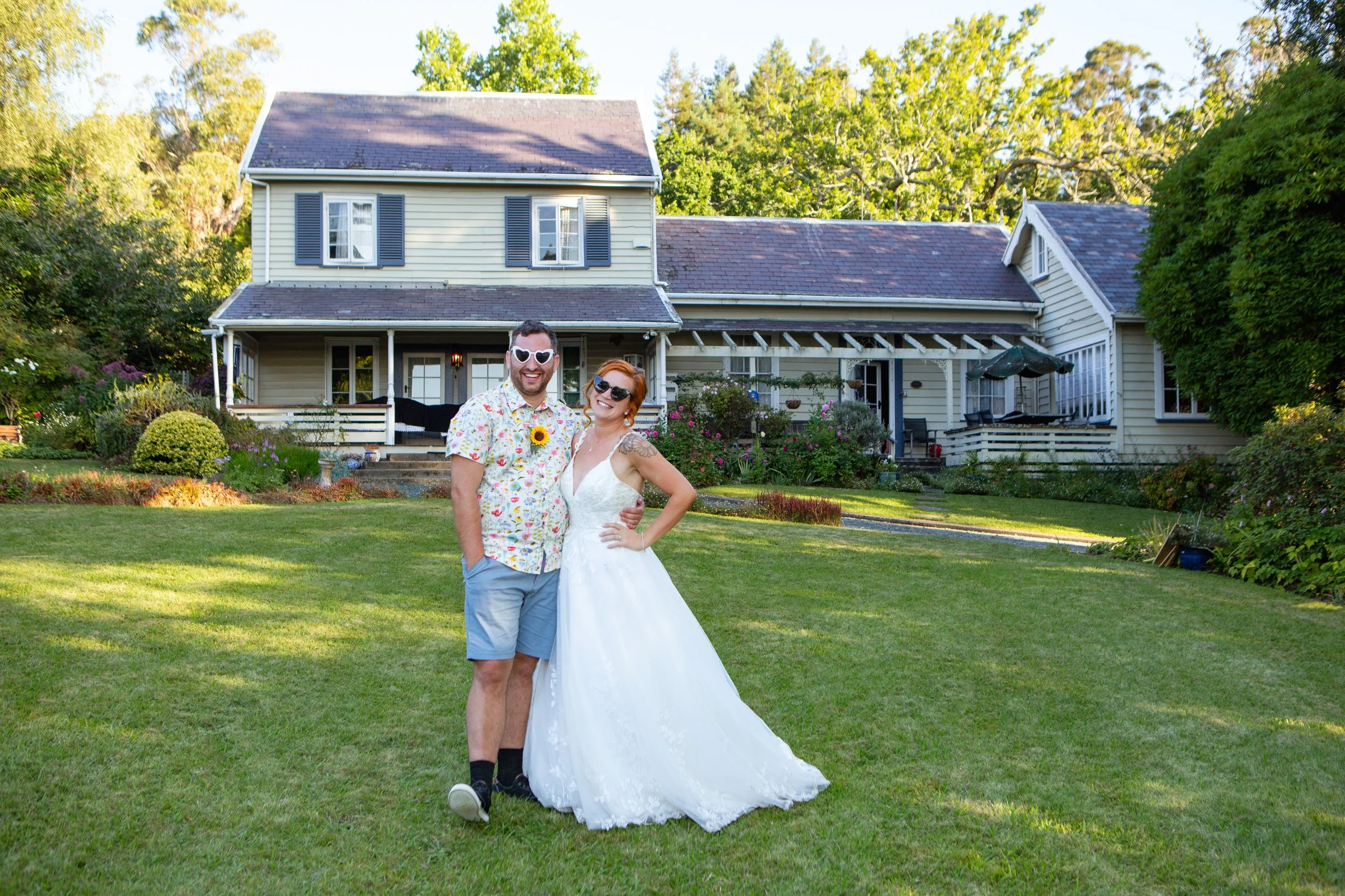 Sarah &amp; Sam’s Nelson Backyard Wedding