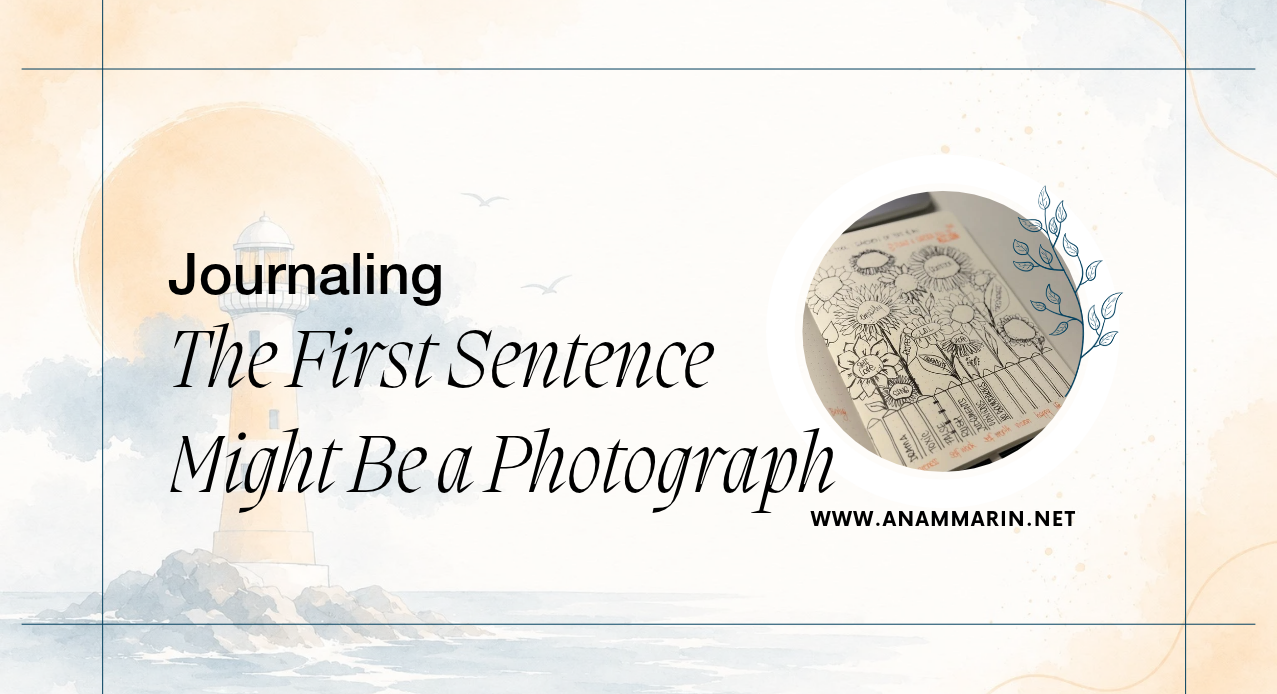 The First Sentence Might Be a Photograph