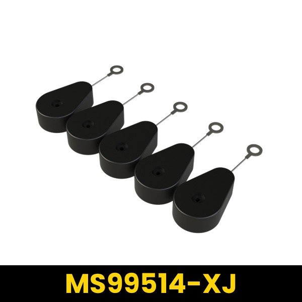 Retractable Security Tether - Large Eyelet (pack of 5)