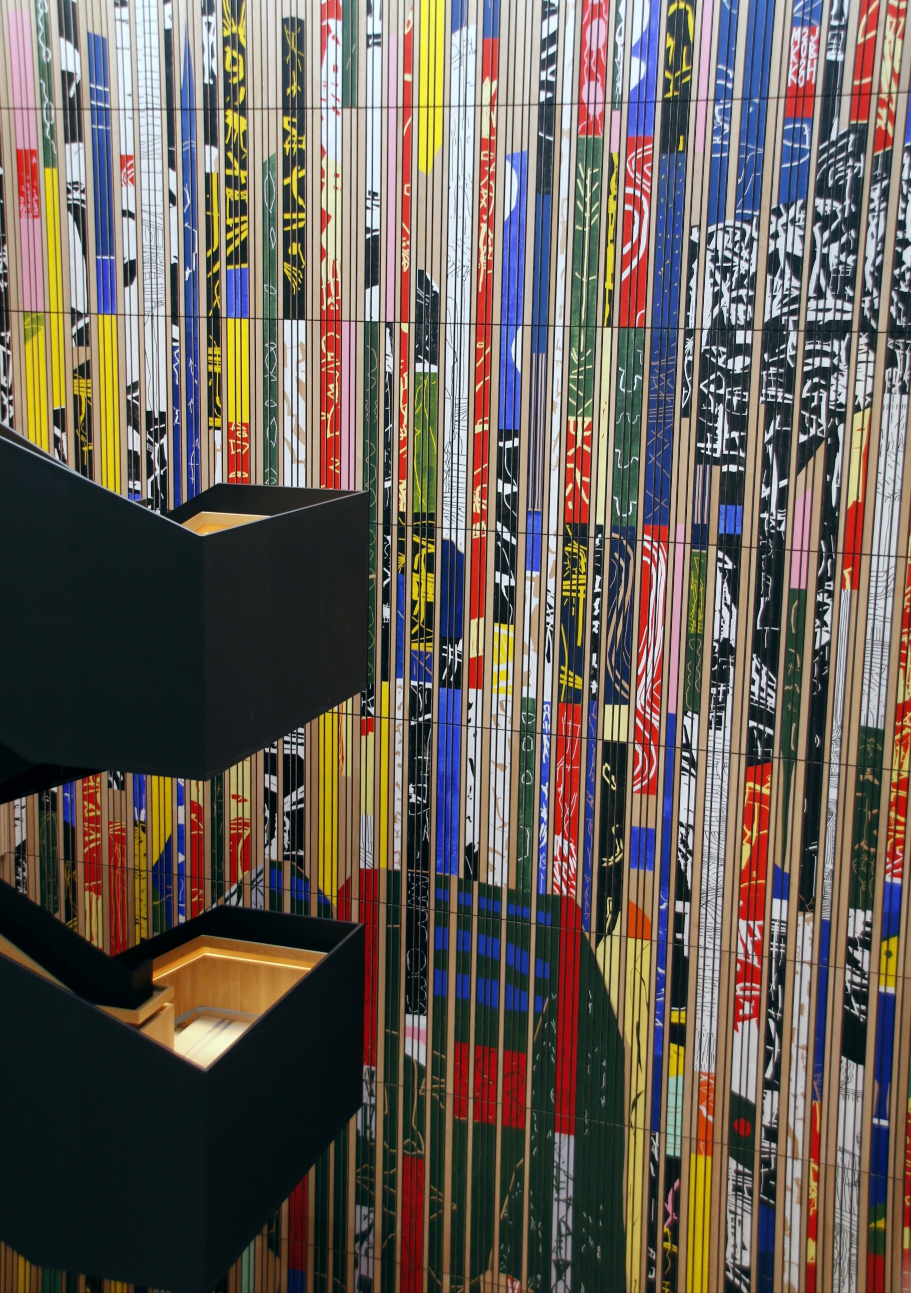 NMBU med Marthe Karen Kampen, akryl på tre - NMBU with Marthe Karen Kampen, acryl on wood, foto: Robert Johansson