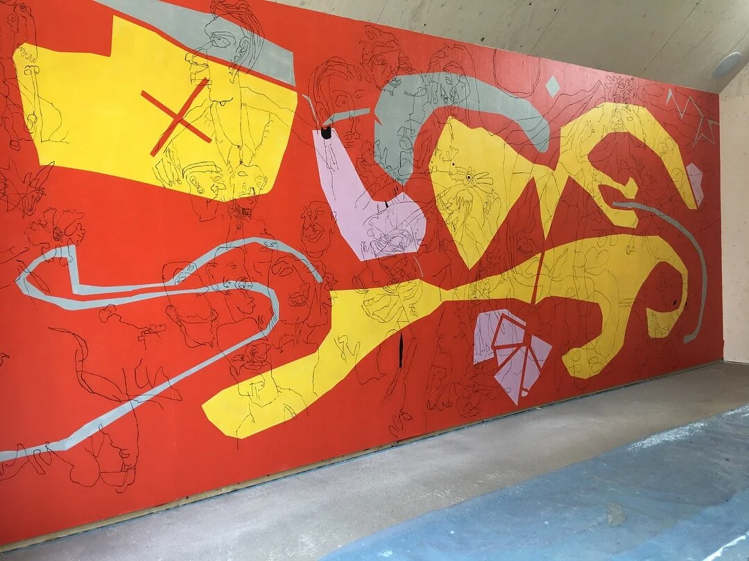 Hans Børli plass med Marthe Karen Kampen, inger Marie Berg og Tor Alex Erichsen - Hans Børli square with Marthe Karen Kampen, inger Marie Berg og Tor Alex Erichsen