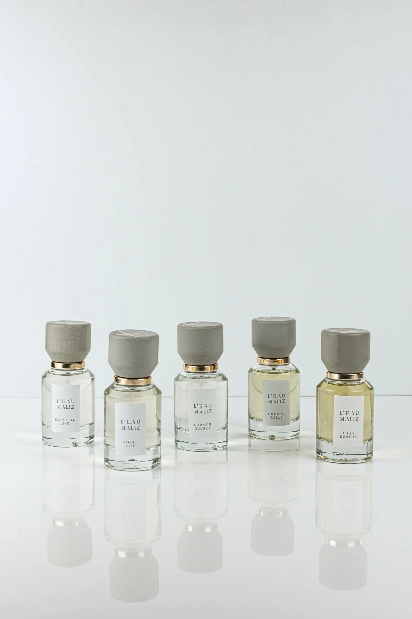 L'Eau Maliz is a love story, inspired by our own, but as much a reflection of your love story. It is about us, about you, about feelings, about life. Each fragrance captures a defining memory and takes you back to a turning point of your relationship