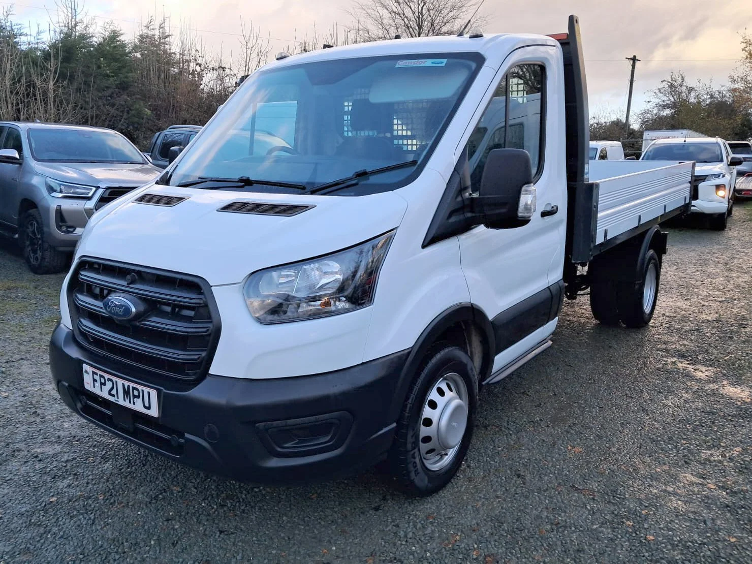 21 Ford Transit 350 130PS Alloy Body Tipper front passanger