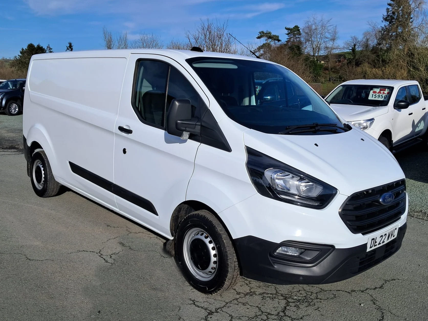 22 Ford Transit Custom 300 L2front driver